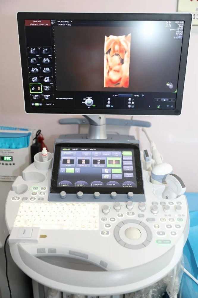 Medical display application ultrasound machine